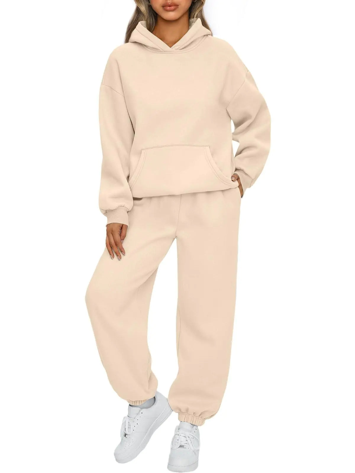 Women's Casual Hoodie & Sweatpants Set