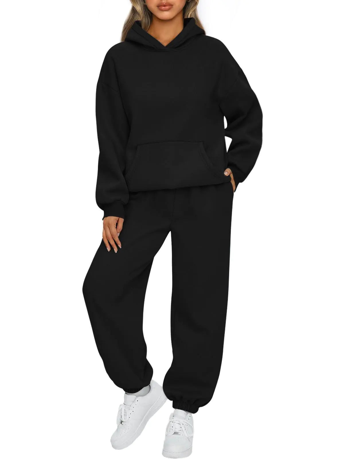 Women's Casual Hoodie & Sweatpants Set
