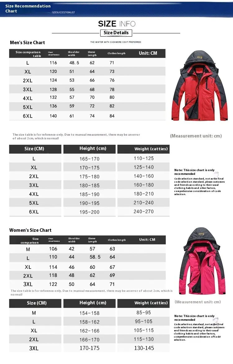 Plus Size Fleece-lined Shell Jacket