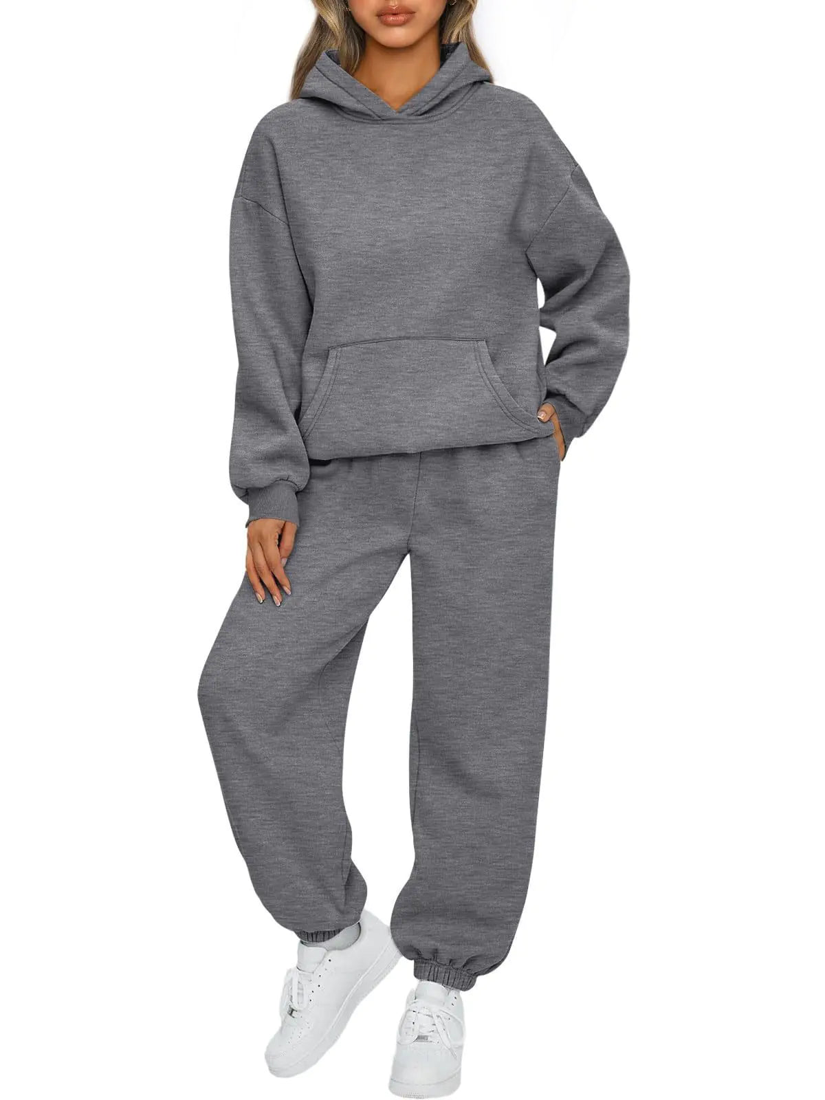 Women's Casual Hoodie & Sweatpants Set