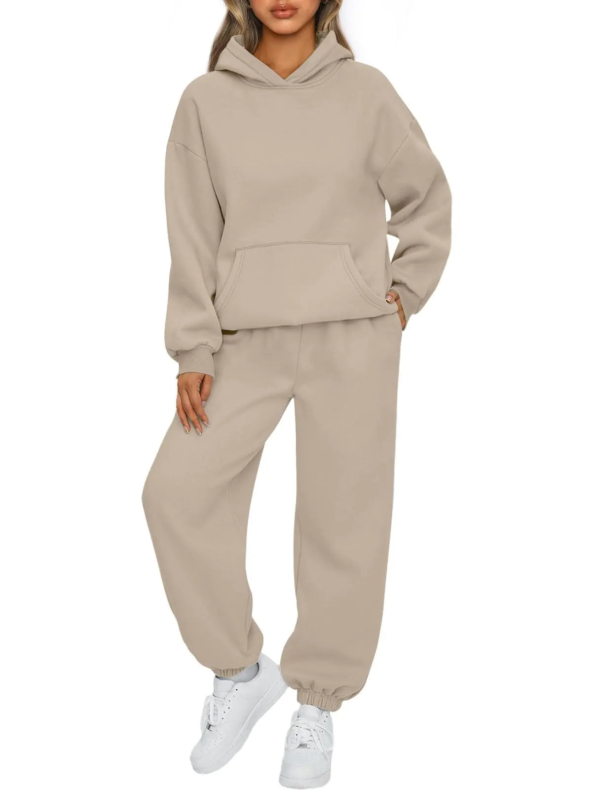 Women's Casual Hoodie & Sweatpants Set