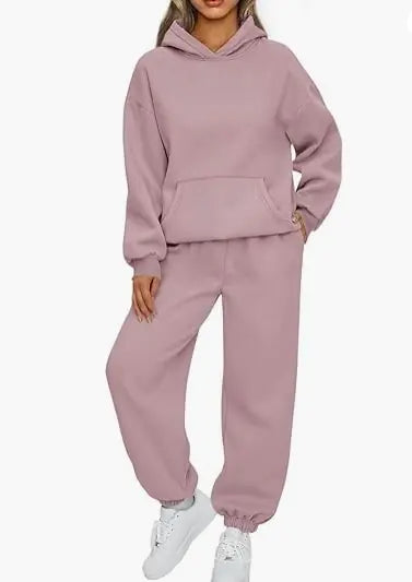 Women's Casual Hoodie & Sweatpants Set