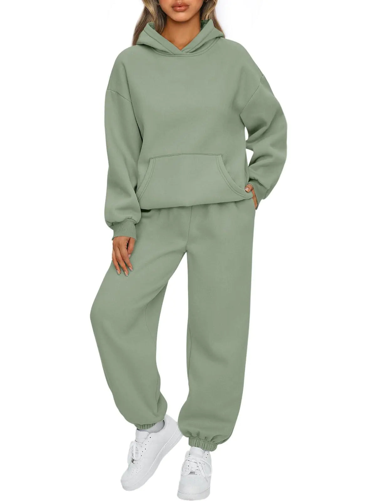 Women's Casual Hoodie & Sweatpants Set